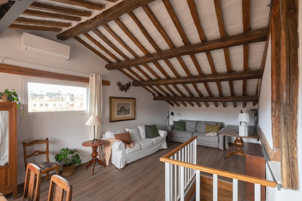 Amazing Penthouse With Terrace And Rooftop In Trastevere روما المظهر الخارجي الصورة
