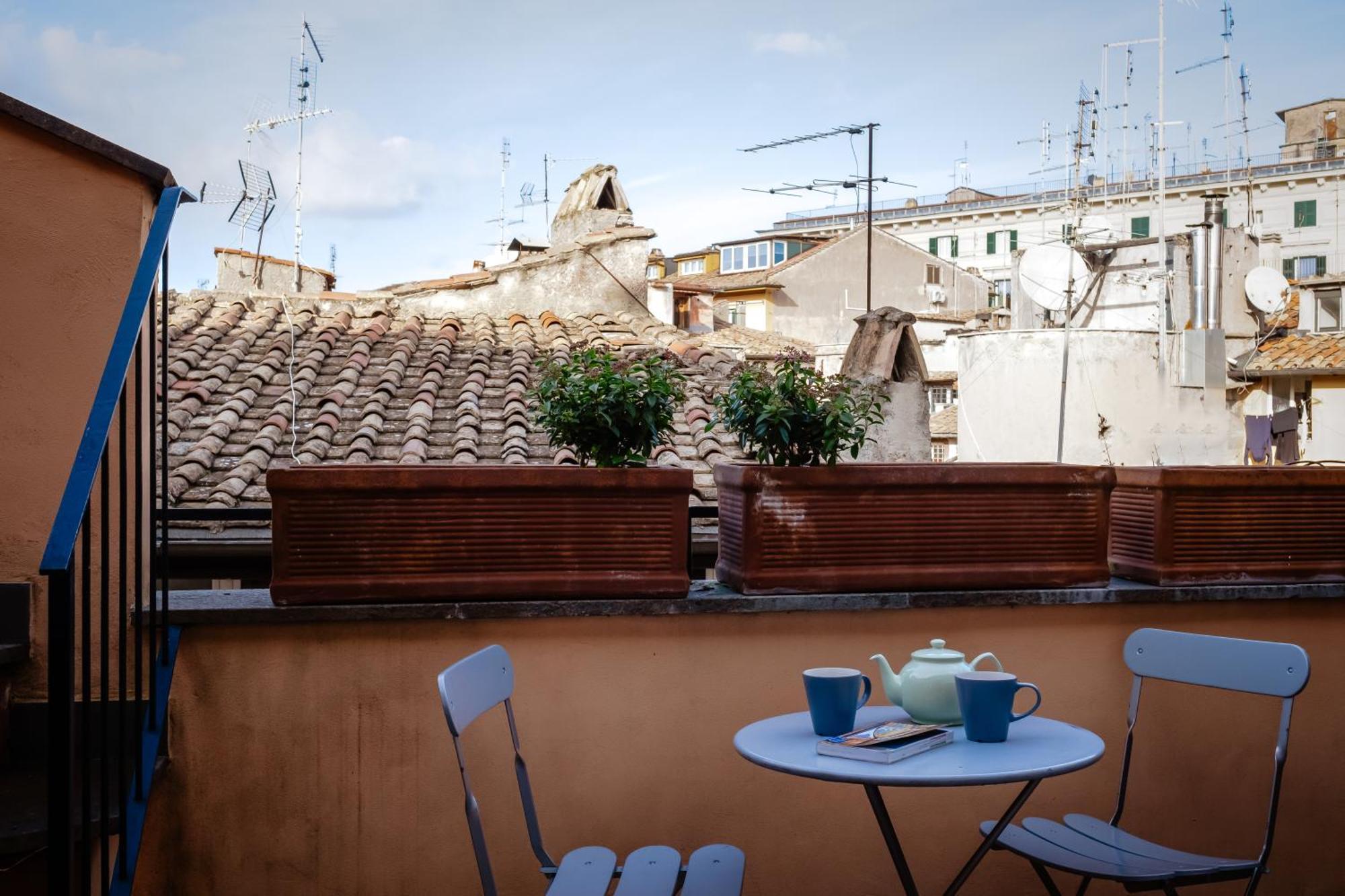 Amazing Penthouse With Terrace And Rooftop In Trastevere روما المظهر الخارجي الصورة